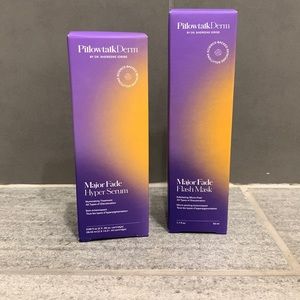 Pillowtalk Derm Major Fade Hyper Serum. Unopened. Major Fade Flash Mask Included